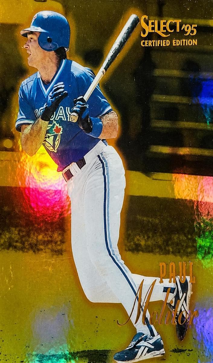 Paul Molitor 1995 panini Certified Baseball Mirror Gold