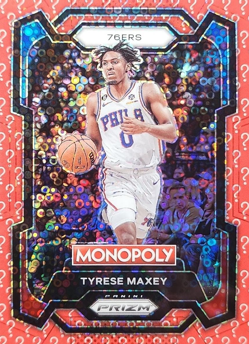 Tyrese Maxey 2023 panini Panini Prizm Monopoly