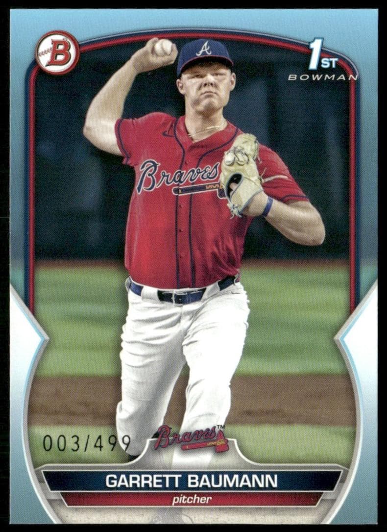 Garrett Baumann 2023 bowman Bowman Draft