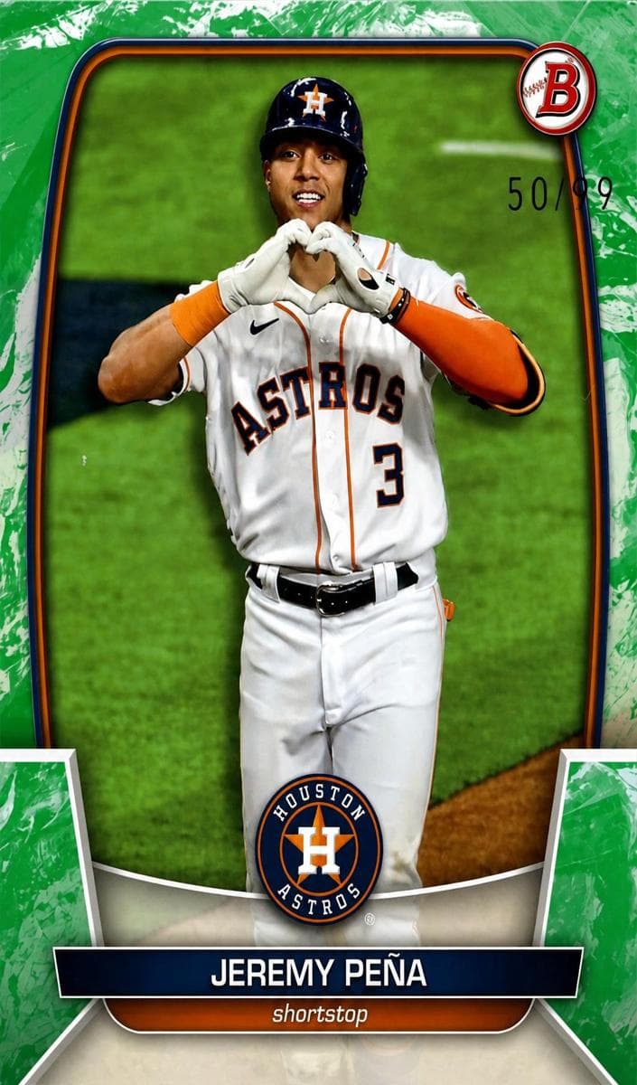 Jeremy Pena 2023 bowman Bowman