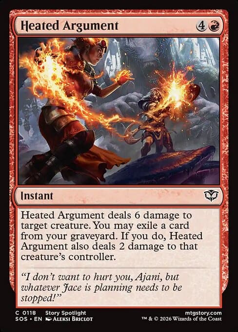 Heated Argument 2026 Magic: The Gathering Secrets of Strixhaven