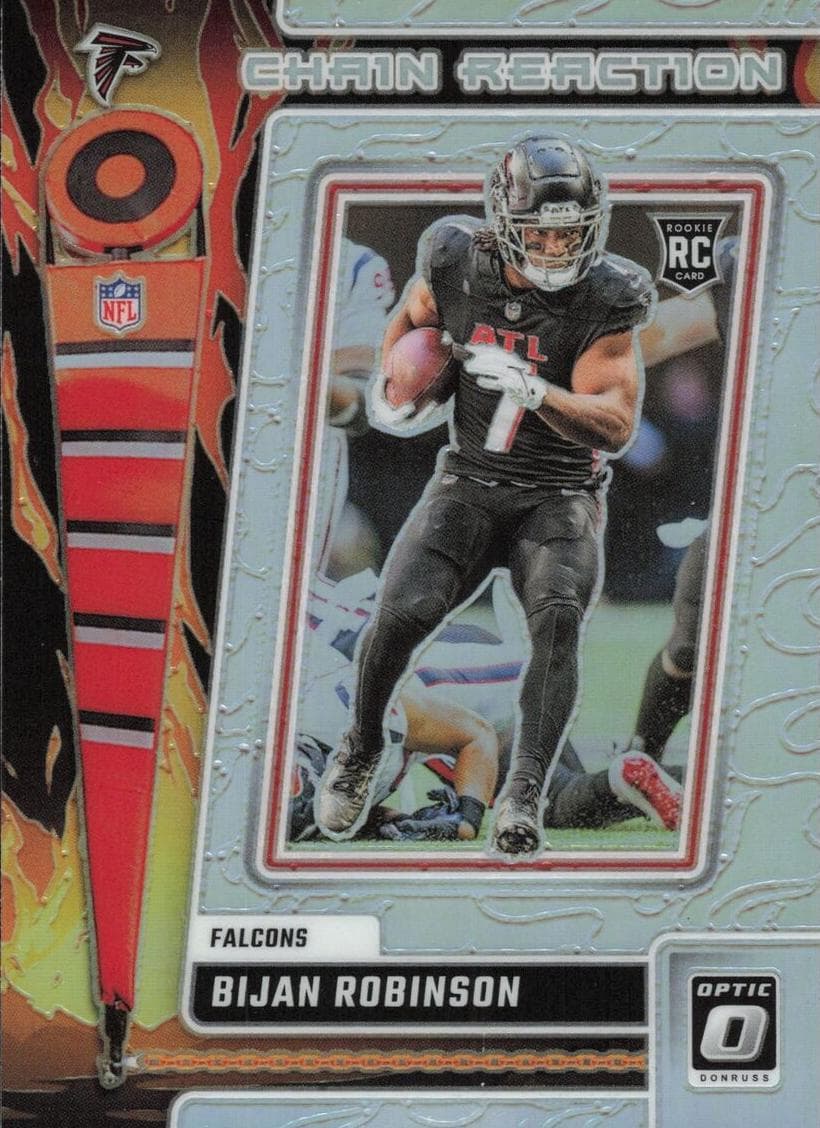 Bijan Robinson 2023 panini Panini Donruss Optic