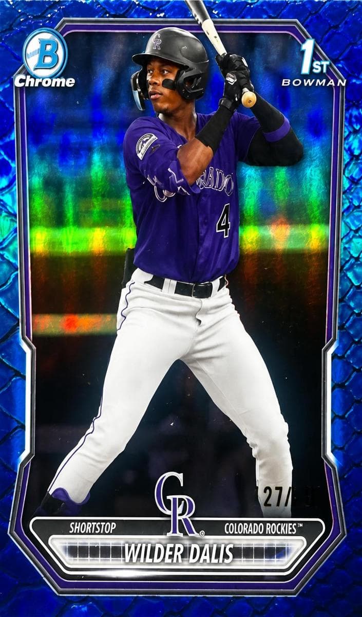 Wilder Dalis trading card