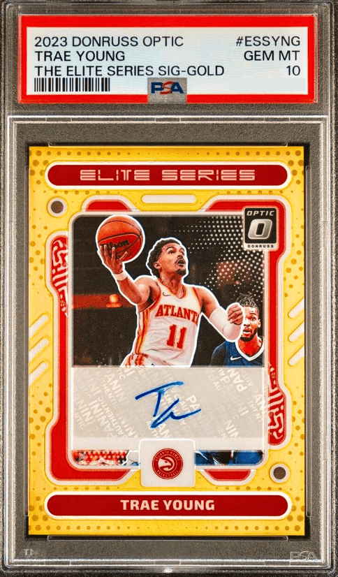 Trae Young 2023 panini Donruss Optic