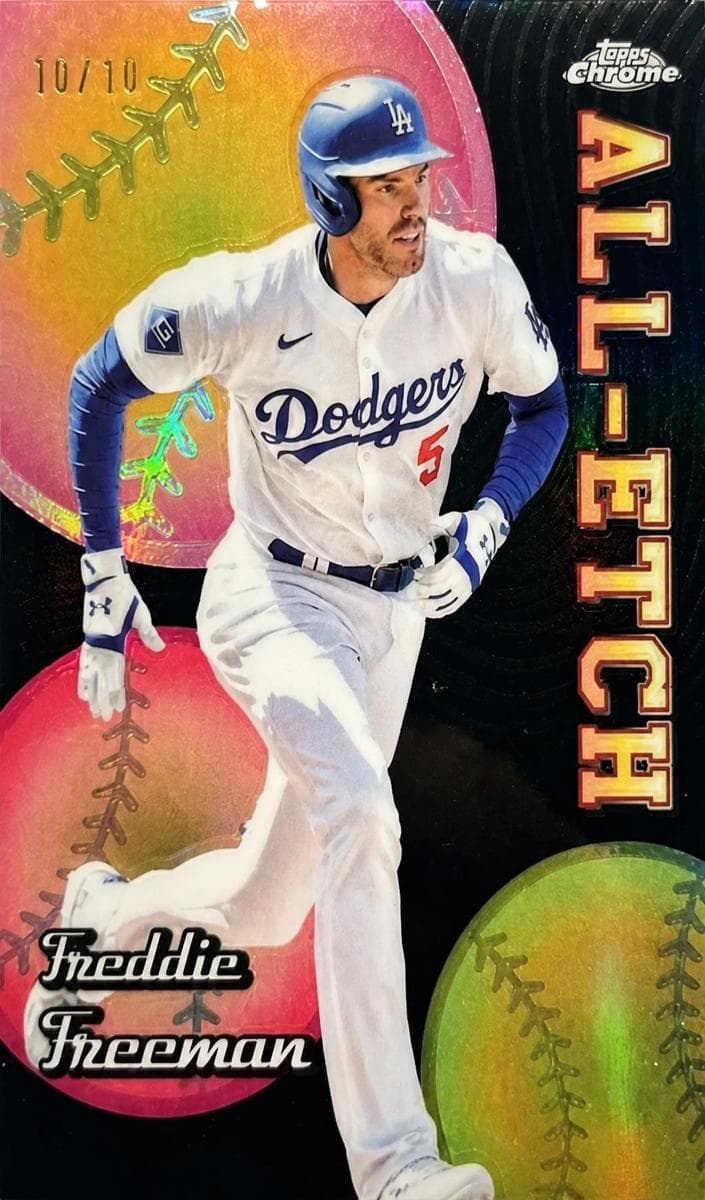 Freddie Freeman 2024 topps Topps Chrome Update