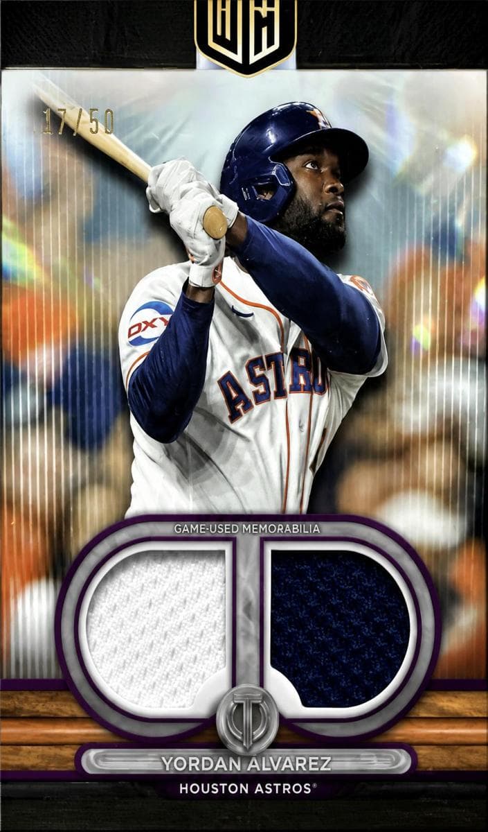 Yordan Alvarez 2024 topps Topps Tribute