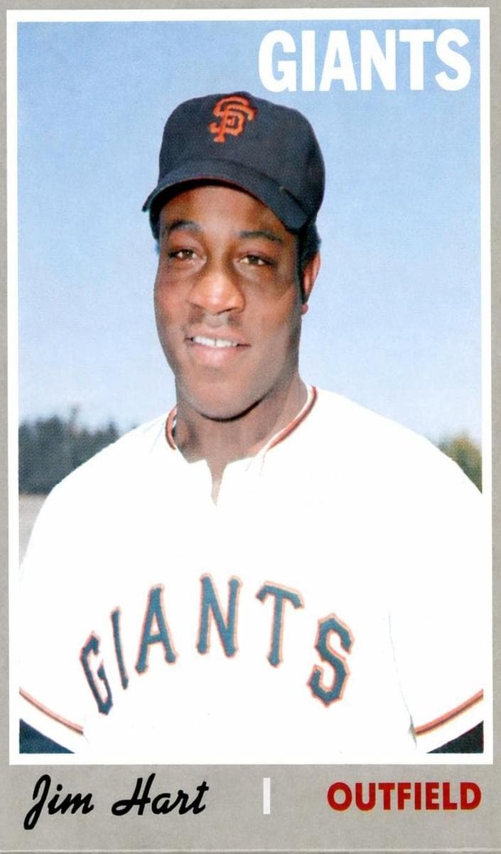 Jim Hart 1970 topps Topps