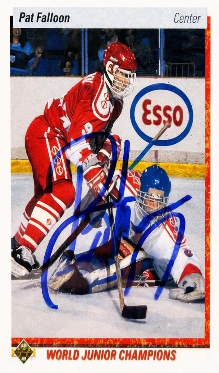 Pat Falloon 1990 upper-deck Upper Deck