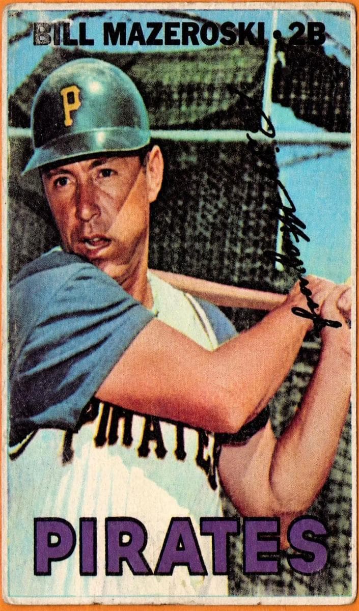 Bill Mazeroski 1967 topps Topps Venezuelan