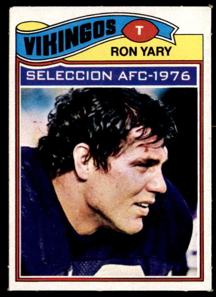 Ron Yary 1977 topps Topps Mexican