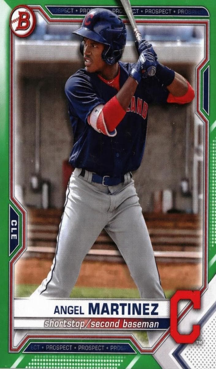 Angel Martinez 2021 bowman Bowman Draft