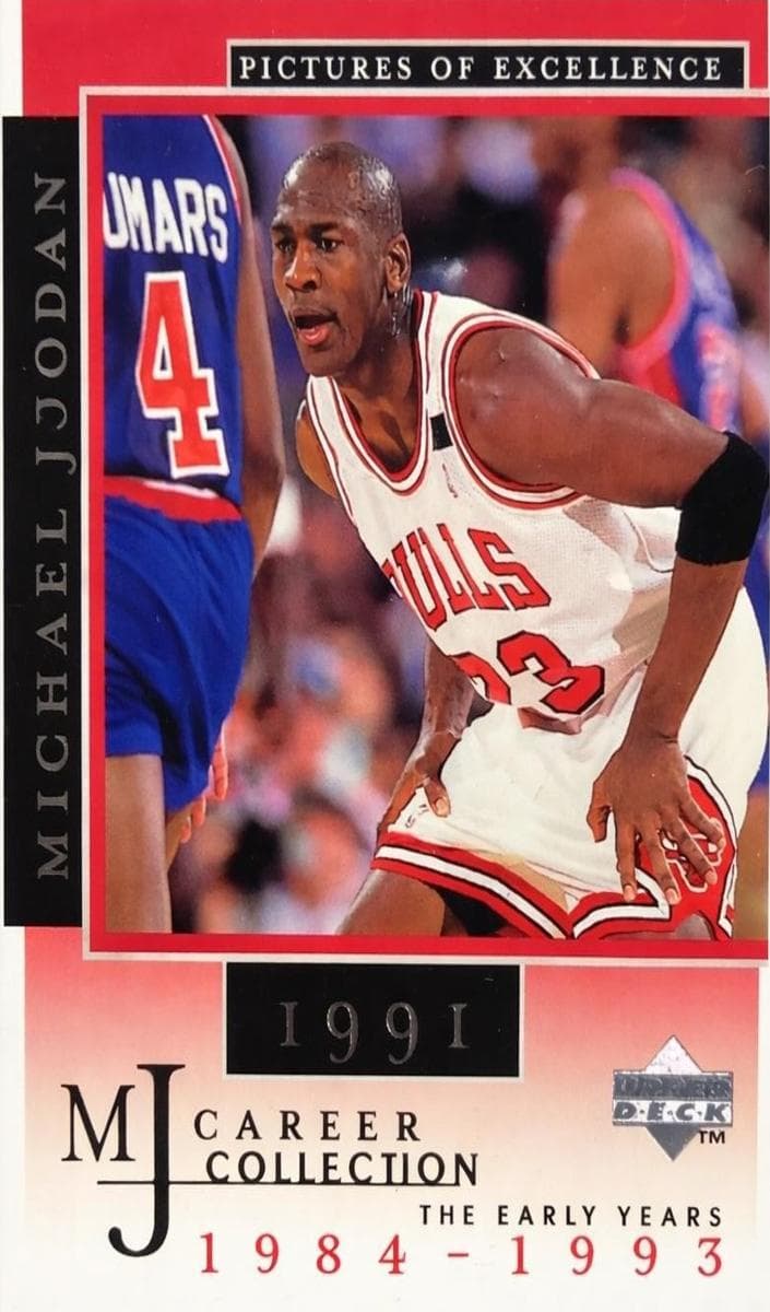Michael Jordan 1998 upper-deck Michael Jordan Career Collection