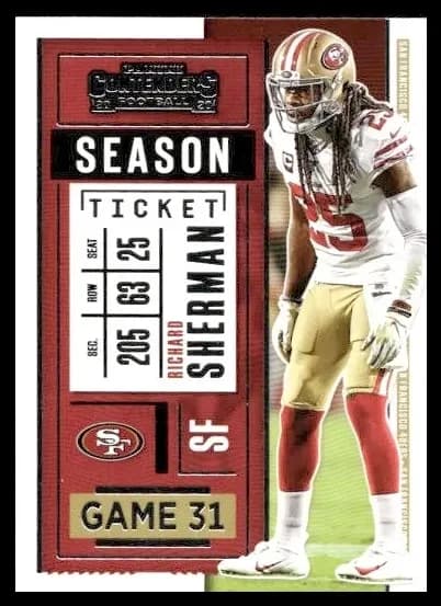 Richard Sherman 2020 panini Panini Contenders