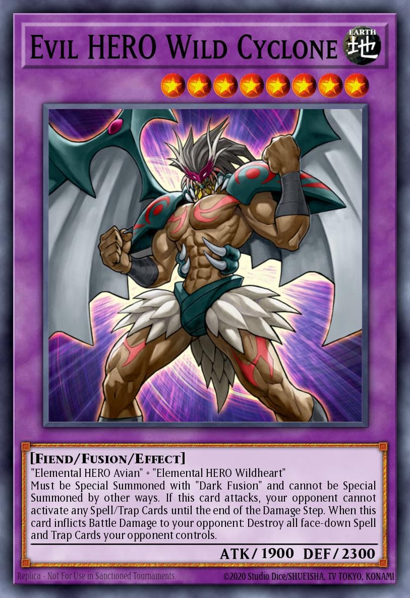 Evil HERO Wild Cyclone 2008 Yu-Gi-Oh! Duelist Pack: Jaden Yuki 3