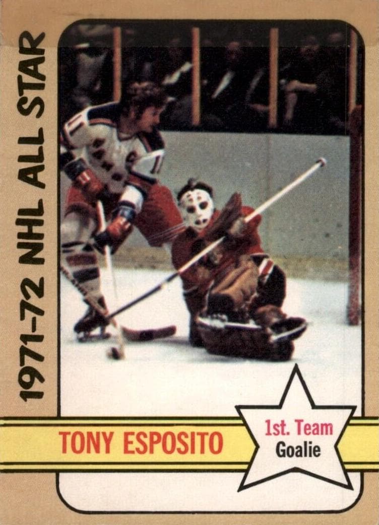Tony Esposito 1972 topps O-Pee-Chee