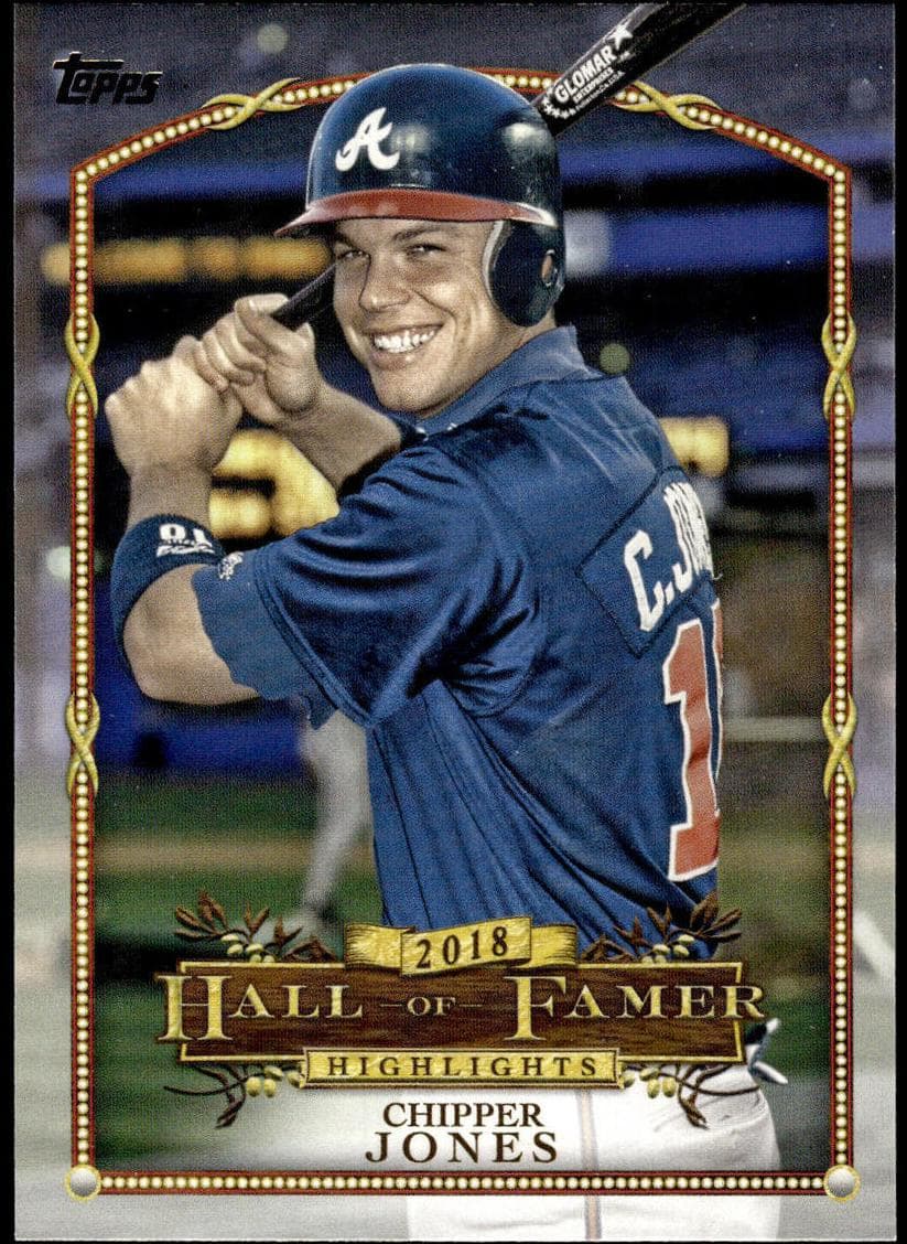 Chipper Jones 2018 topps Topps Update