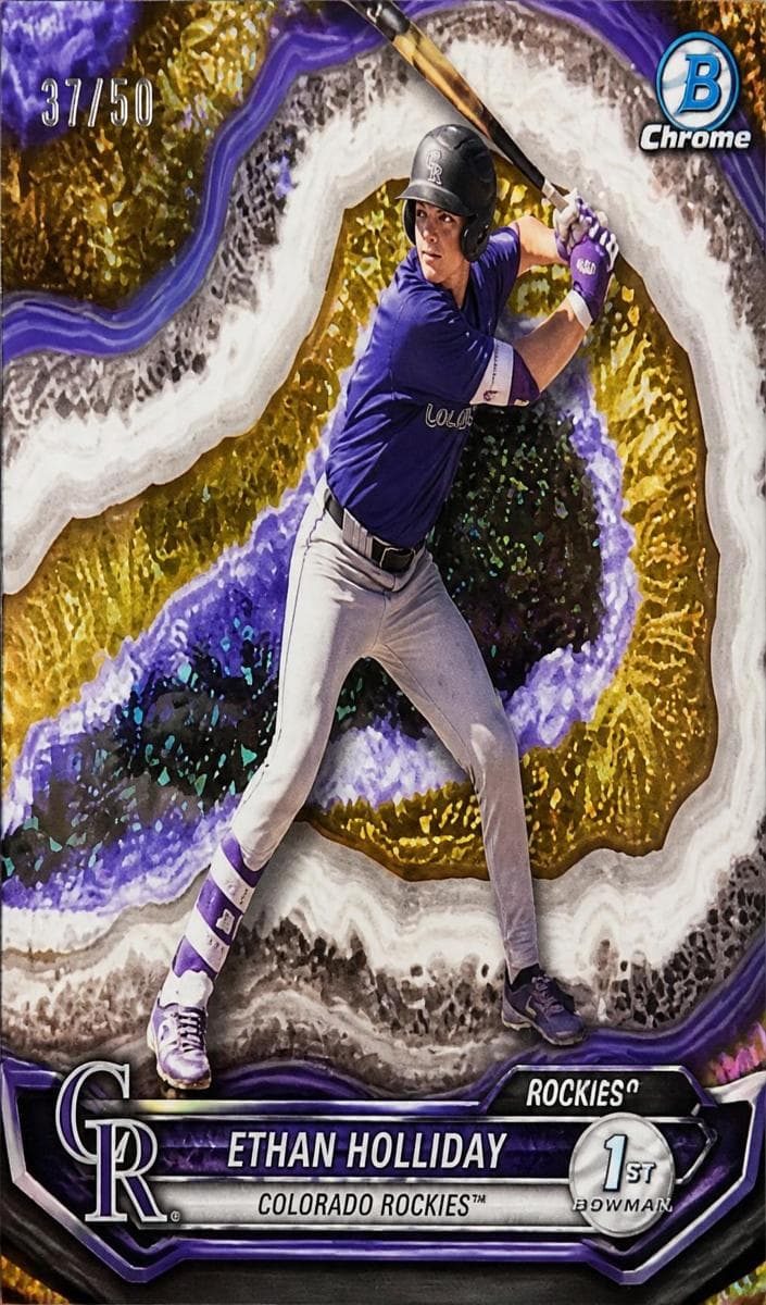 Ethan Holliday trading card