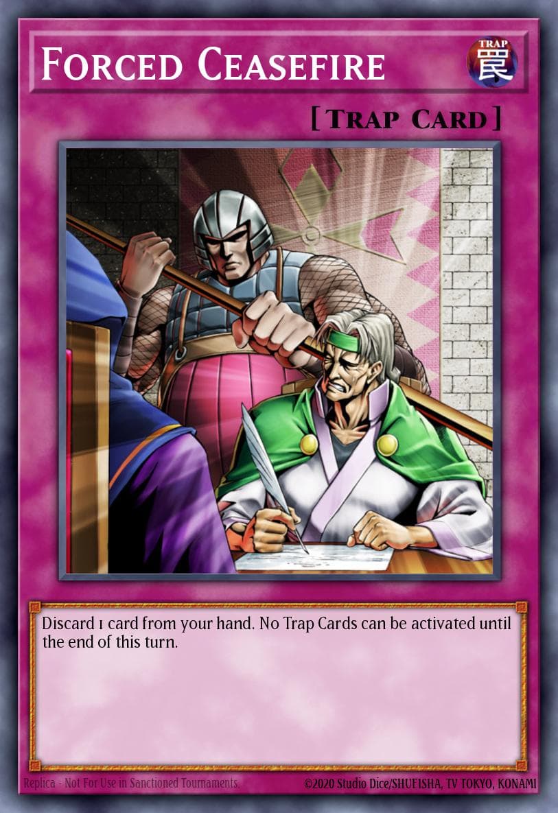 Forced Ceasefire 2005 Yu-Gi-Oh! Flaming Eternity