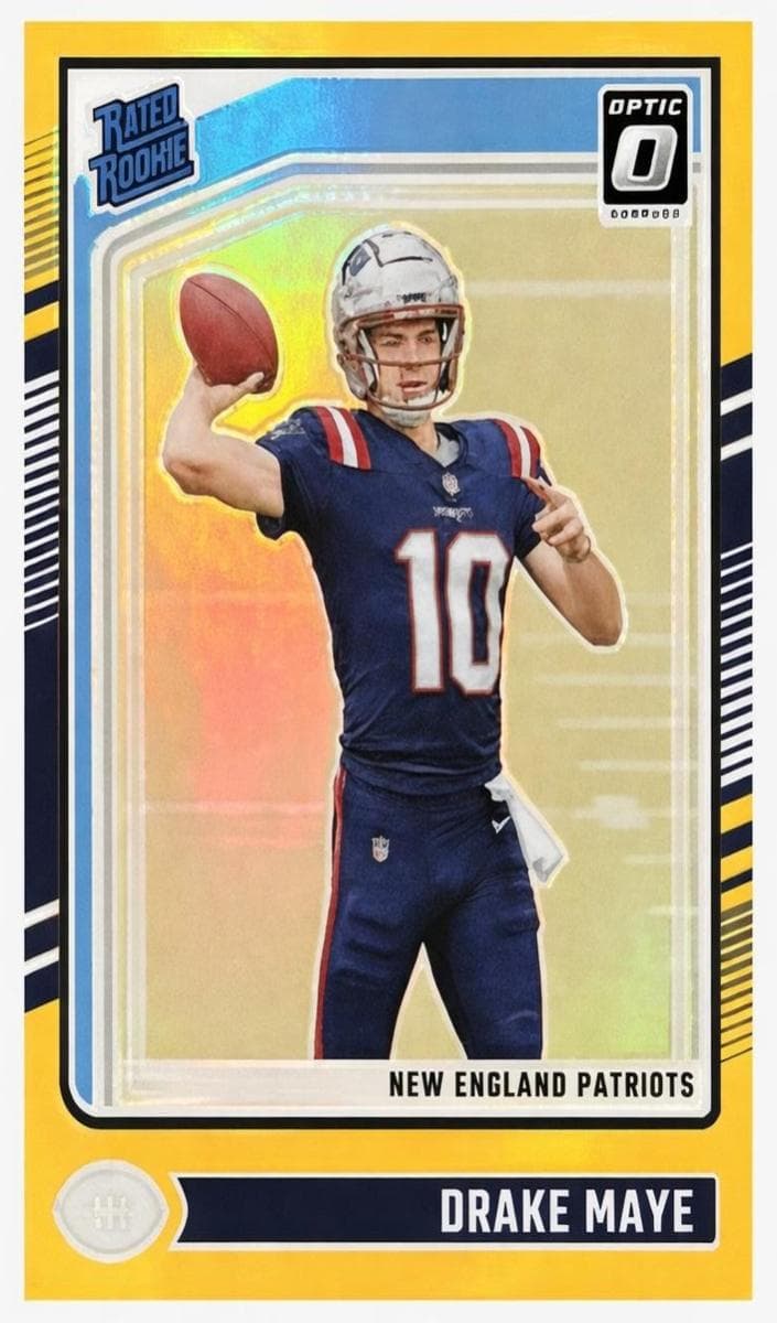 Drake Maye 2024 panini Panini Donruss Optic