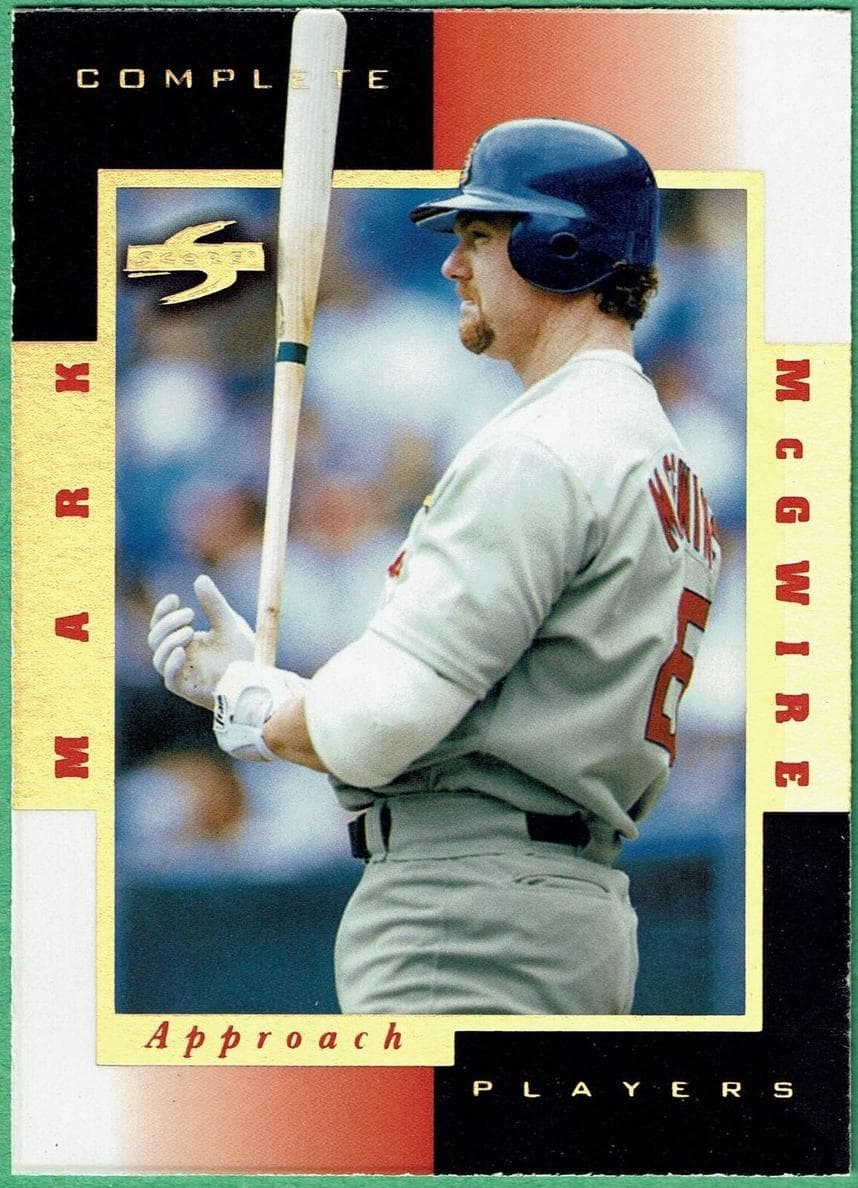 Mark McGwire 1998 panini Score