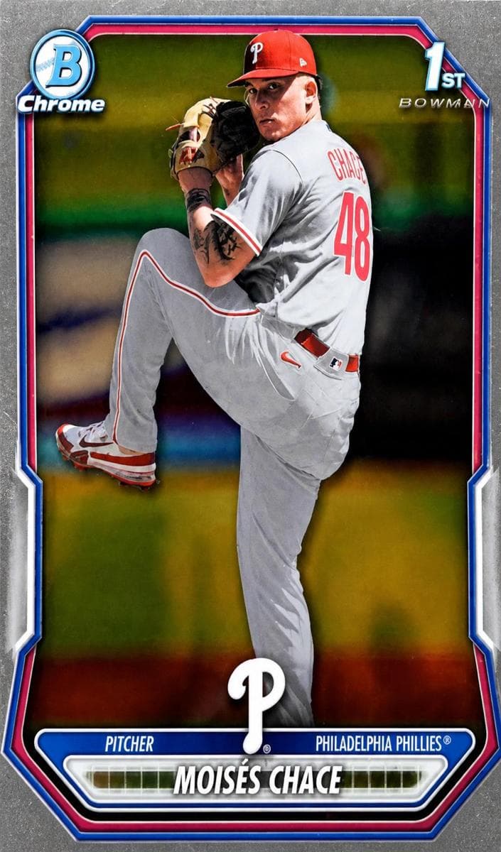 Moises Chace trading card