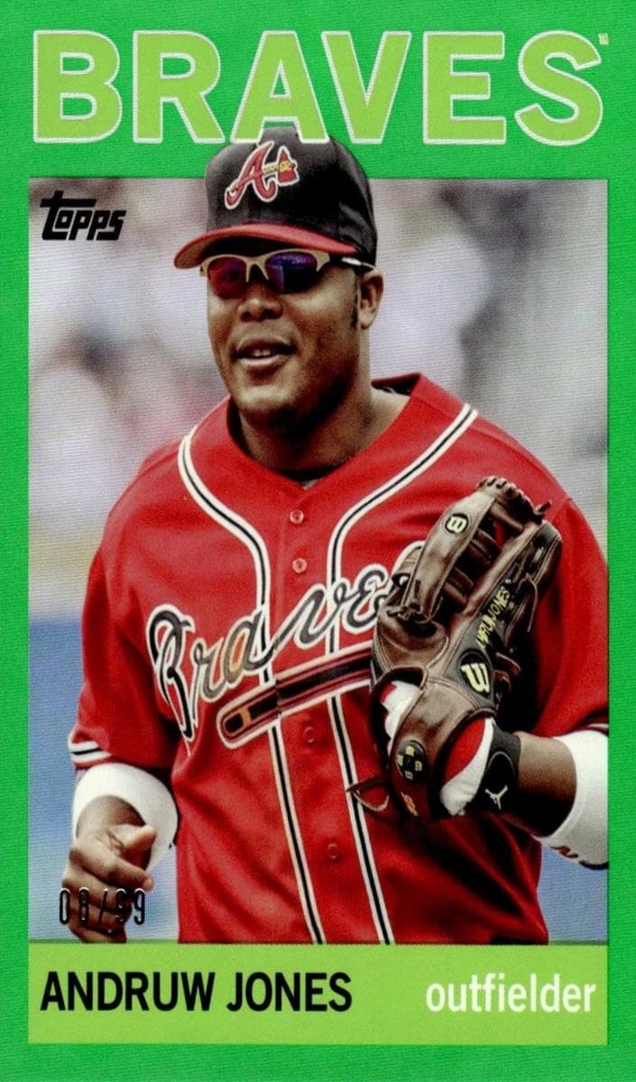 Andruw Jones 2025 topps Topps Archives
