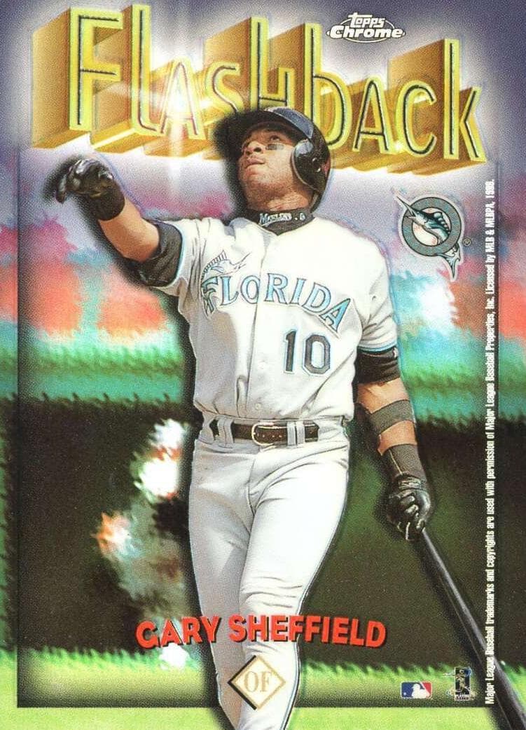 Gary Sheffield 1998 topps Topps Chrome