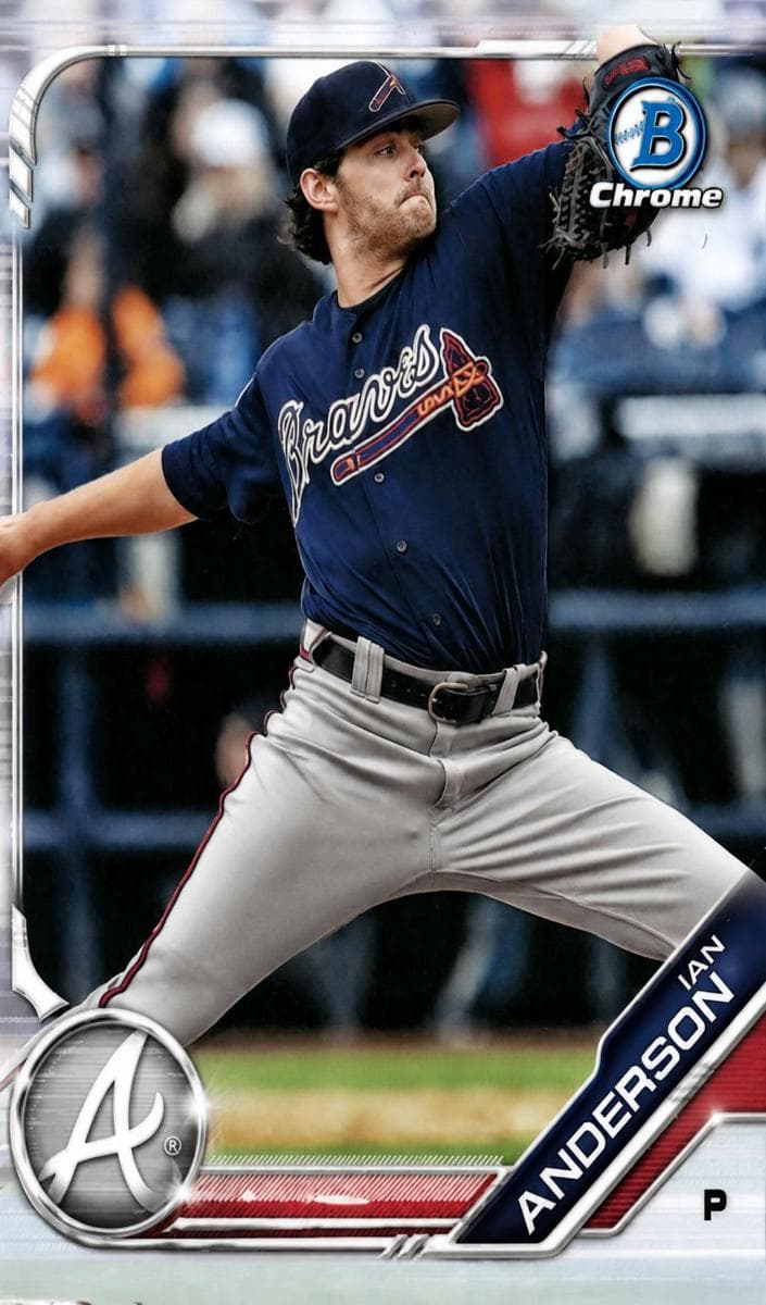 Ian Anderson 2019 bowman Bowman Draft Sapphire Edition