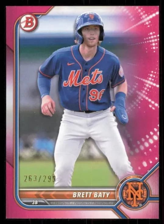 Brett Baty 2022 bowman Bowman