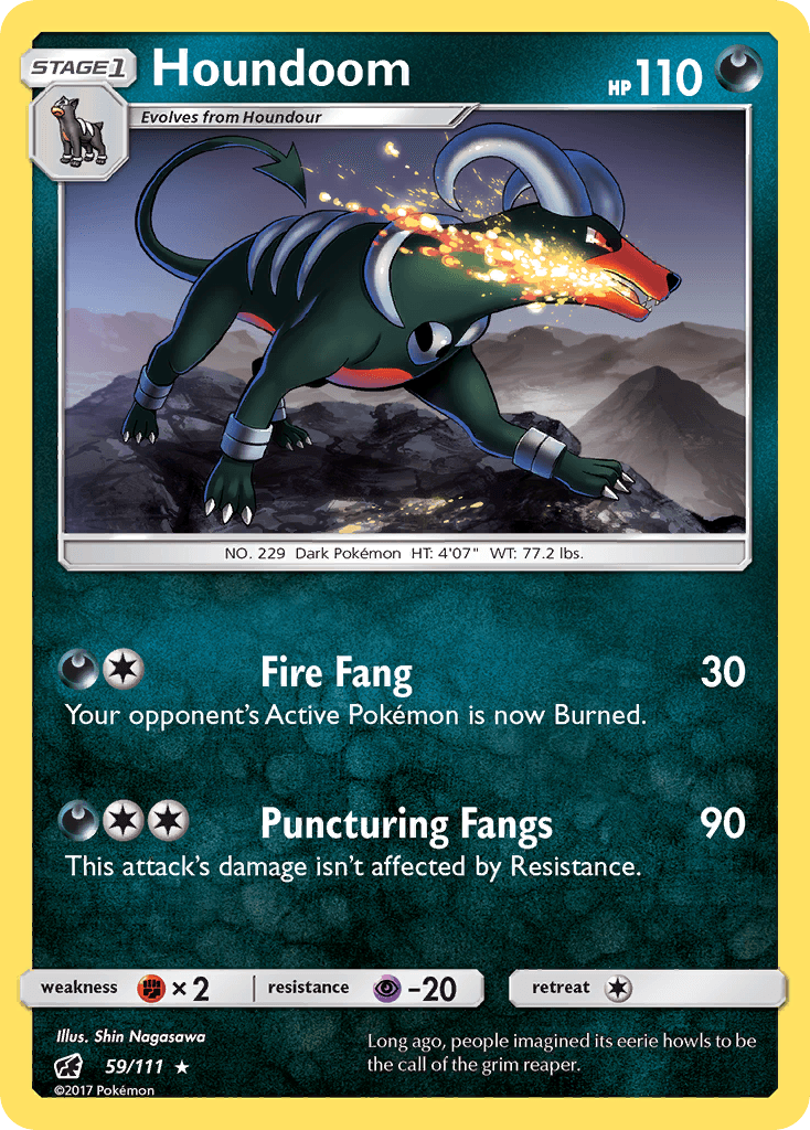 Houndoom 2017 Pokemon Crimson Invasion