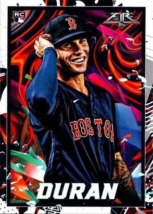 Jarren Duran 2022 topps Topps Fire