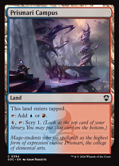 Prismari Campus 2026 Magic: The Gathering Secrets of Strixhaven Commander