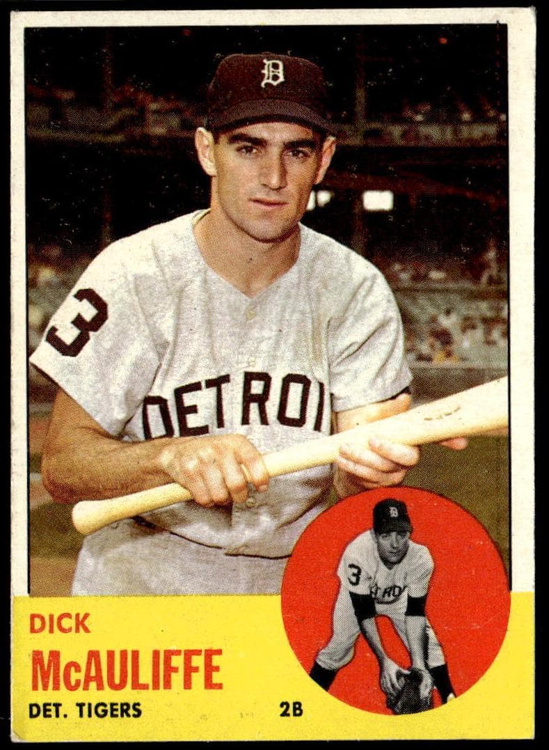 Dick McAuliffe 1963 topps Topps