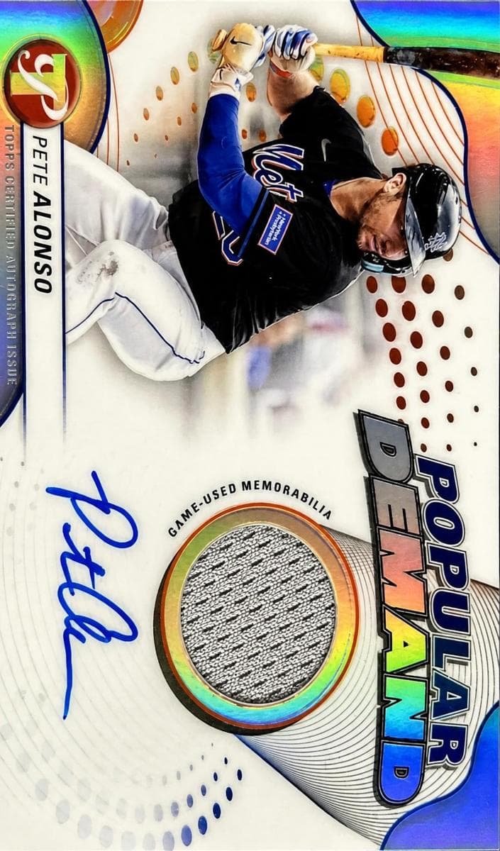 Pete Alonso 2024 topps Topps Pristine