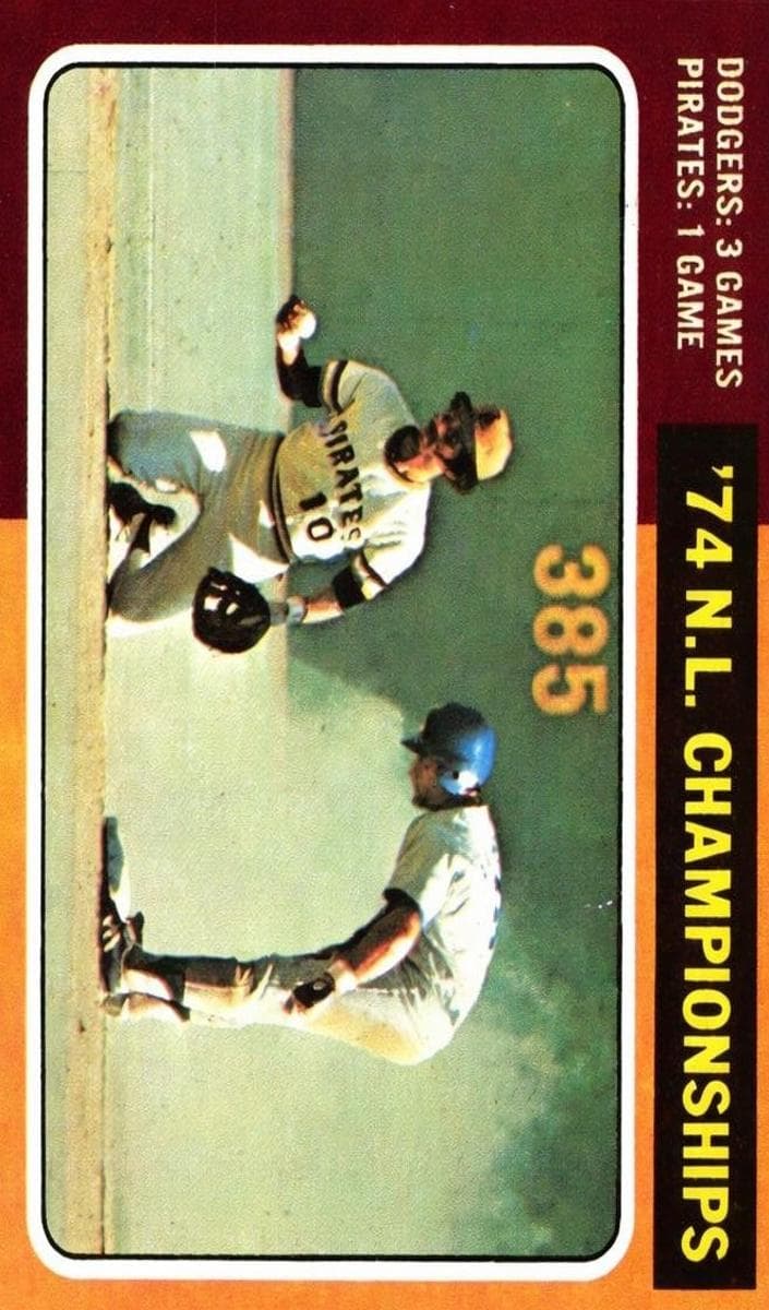 N.L. Championships 1975 topps Topps Mini