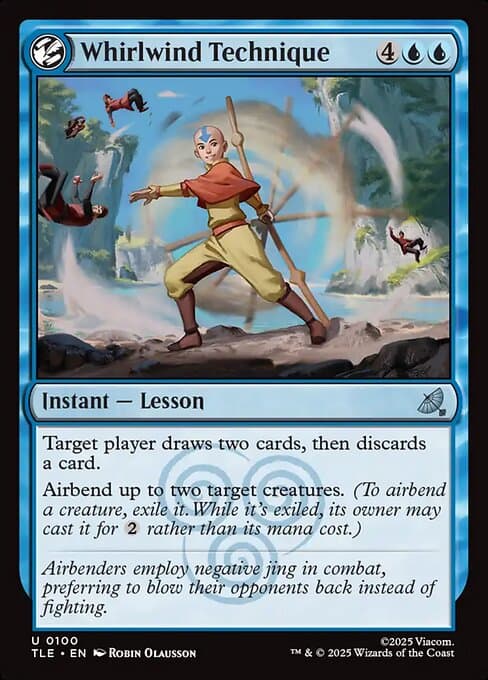 Whirlwind Technique 2025 Magic: The Gathering Avatar: The Last Airbender Eternal