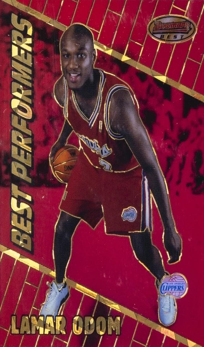 Lamar Odom 1999 bowman Bowman's Best