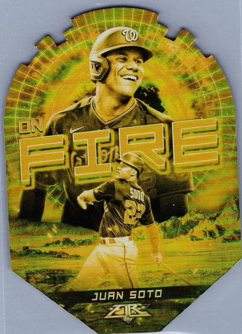 Juan Soto 2022 topps Topps Fire