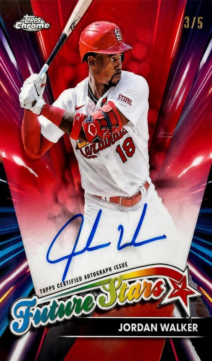 Jordan Walker 2024 topps Topps Chrome