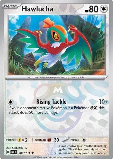 Hawlucha trading card