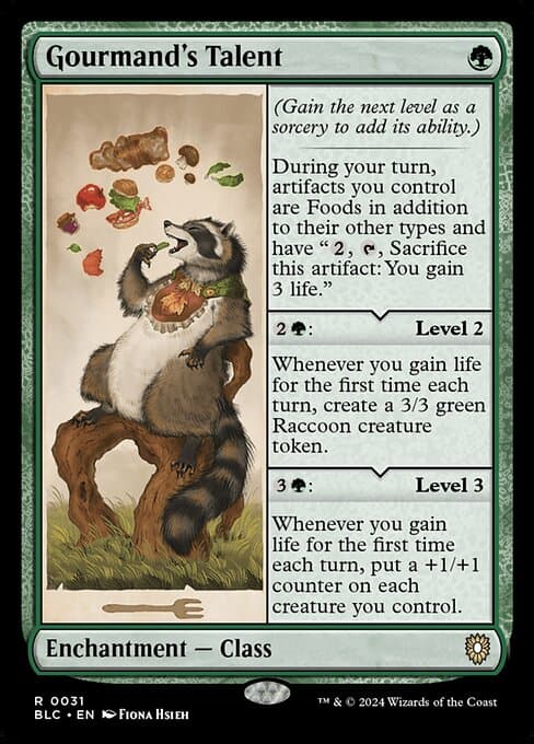 Gourmand's Talent 2024 Magic: The Gathering Bloomburrow Commander