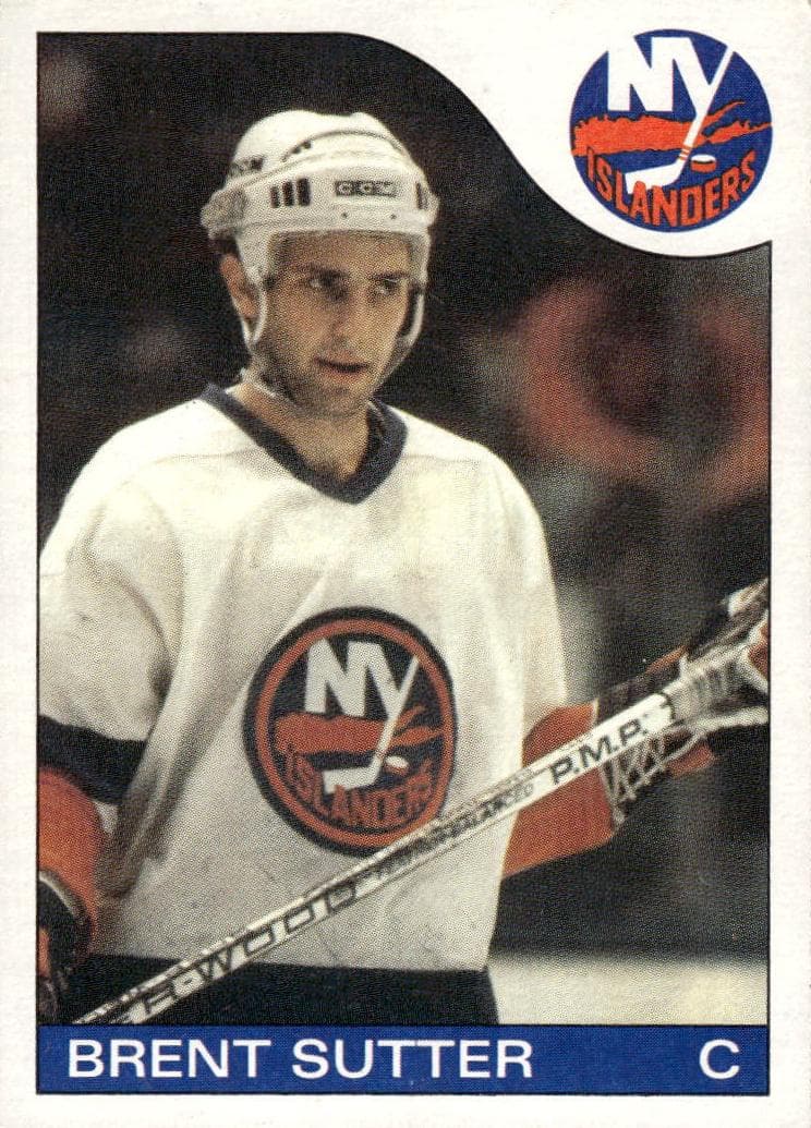 Brent Sutter 1985 topps