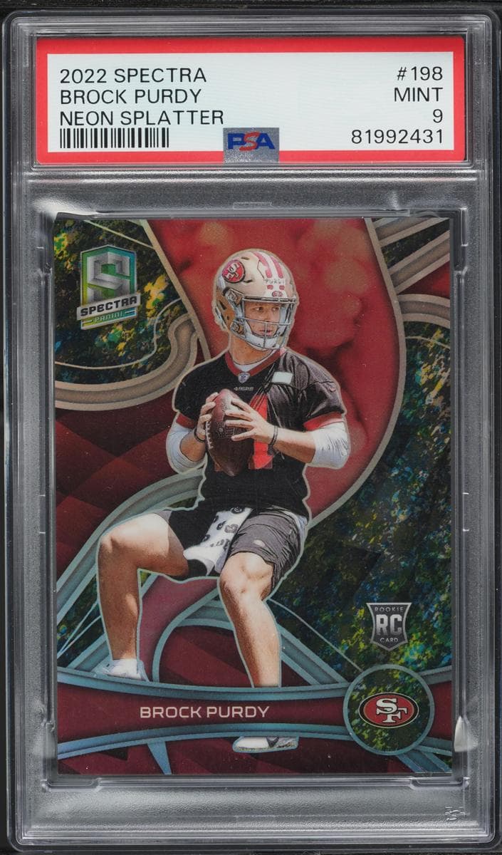 Brock Purdy 2022 panini Panini Spectra