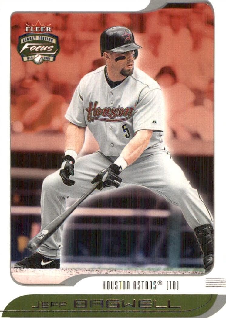 Jeff Bagwell 2002 fleer Fleer Focus Jersey Edition