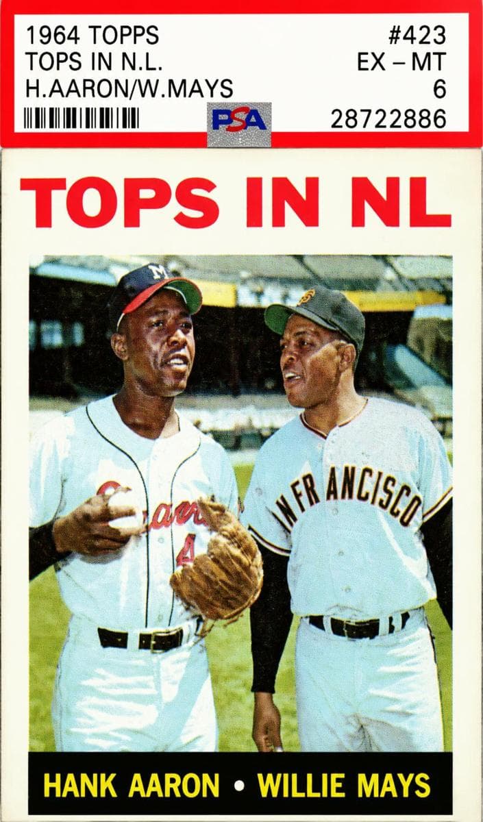 Tops in NL (Hank Aaron / Willie Mays) #423