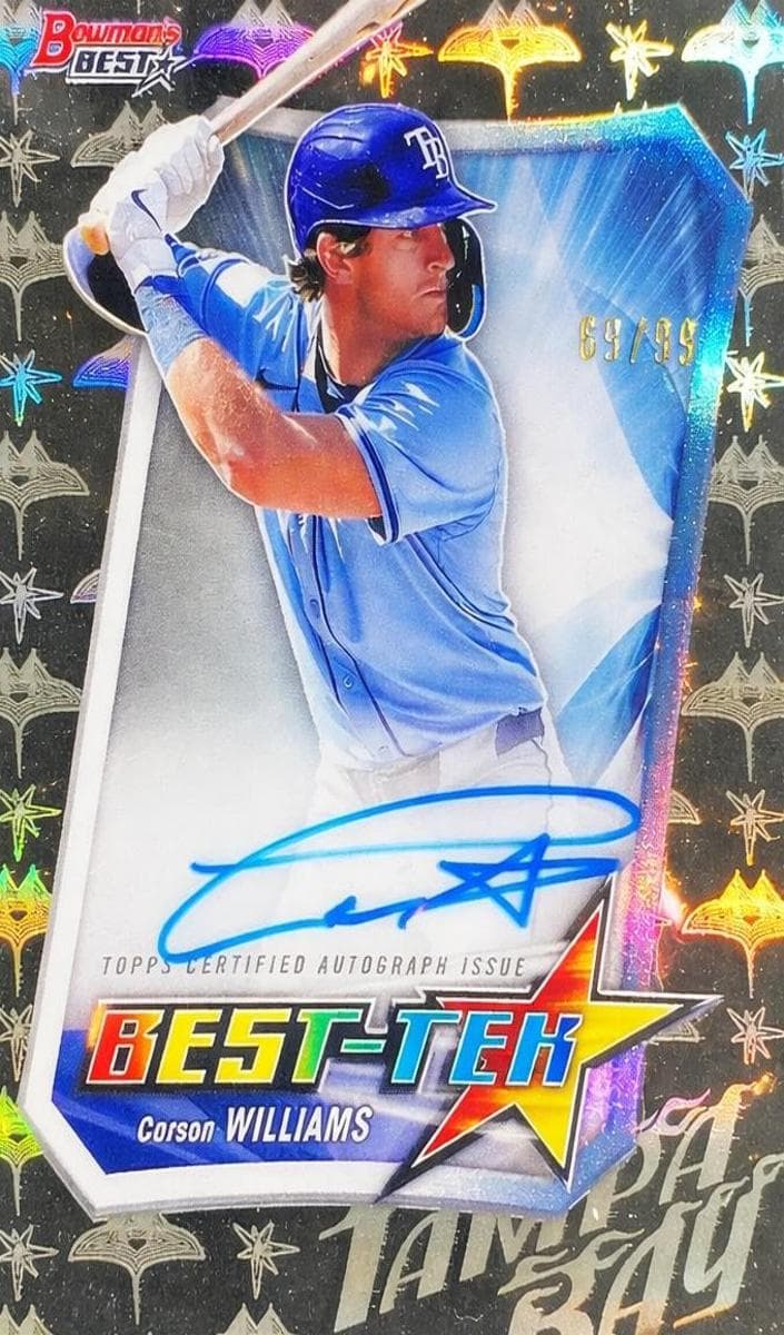 Carson Williams 2025 bowman Bowman Best