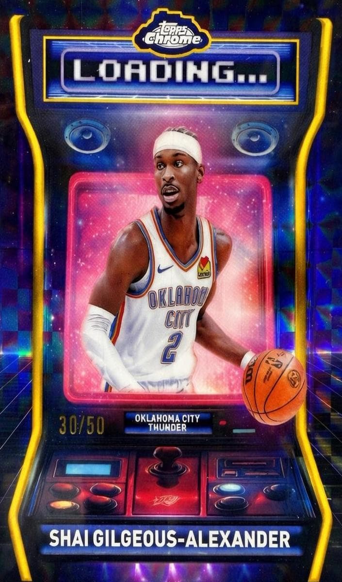 Shai Gilgeous-Alexander 2025 topps Topps Chrome