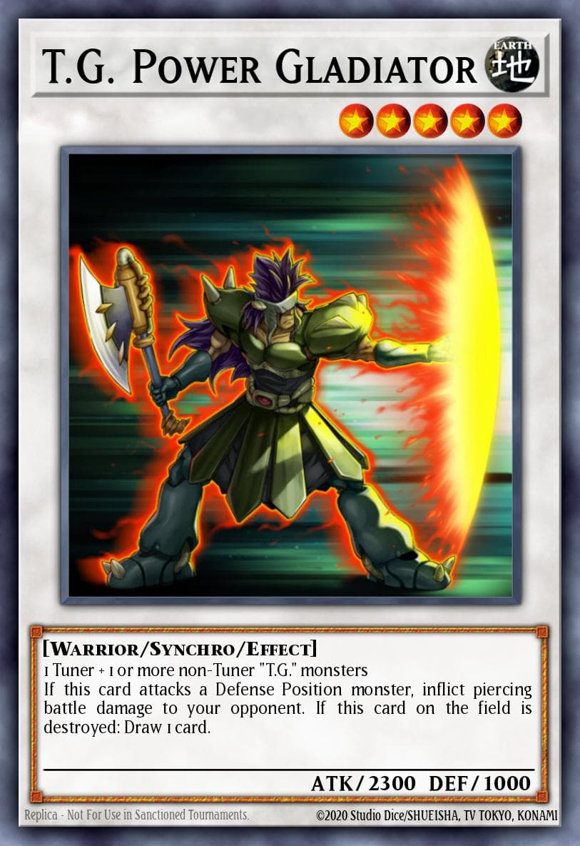 T.G. Power Gladiator 2011 Yu-Gi-Oh! Extreme Victory