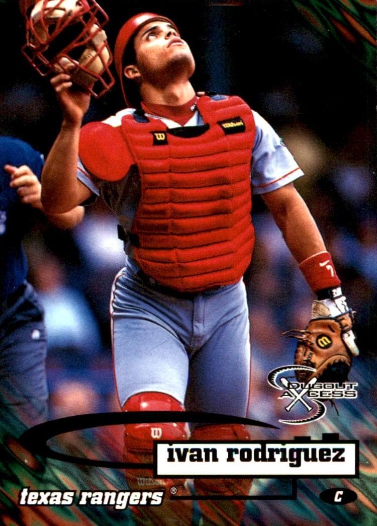 Ivan Rodriguez 1998 skybox Dugout Axcess