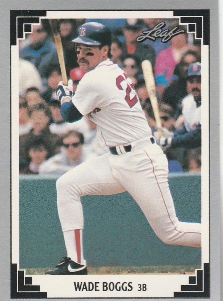 Wade Boggs 1991 leaf Leaf